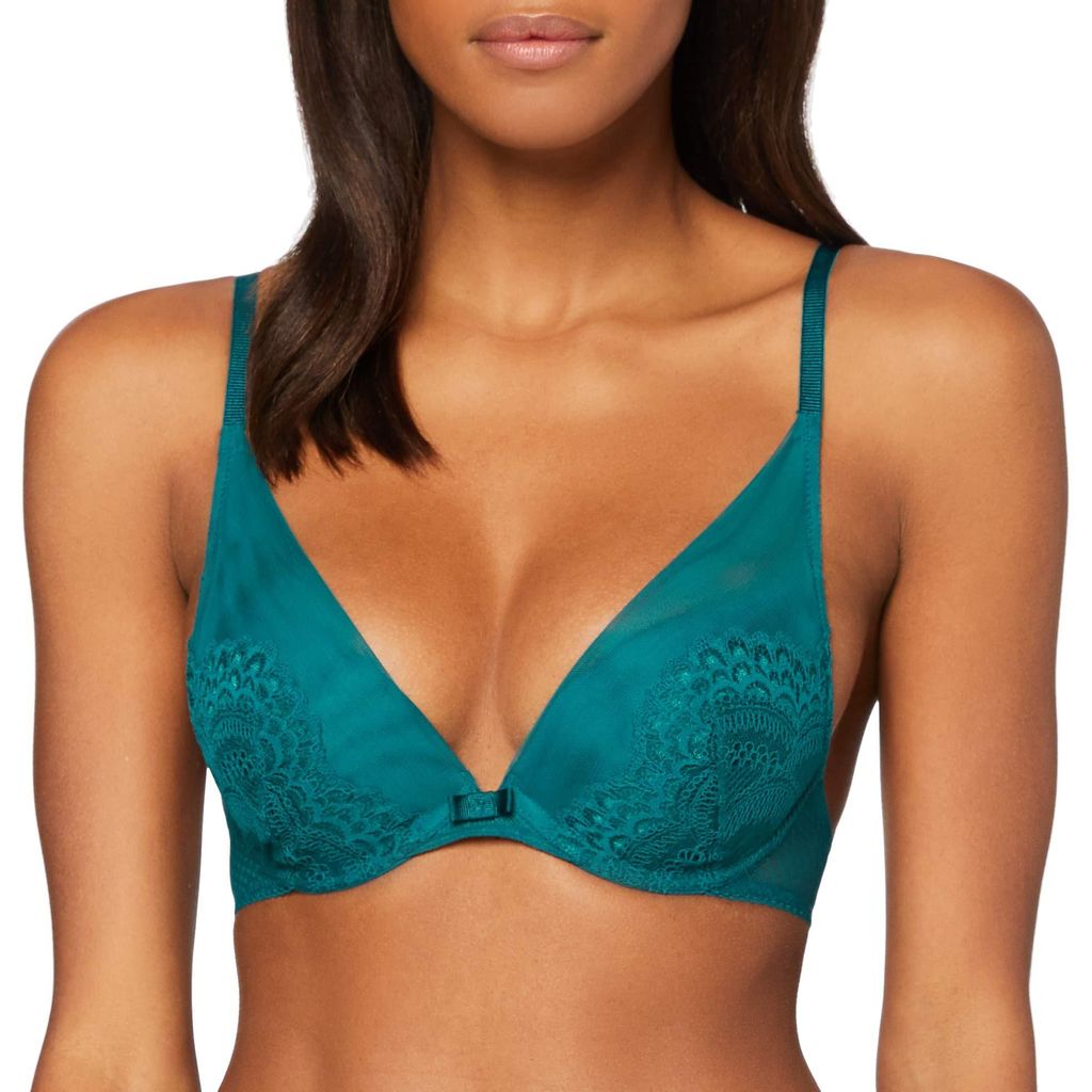 Triumph Darling Spotlight WHU, Farbe: Mystic Sea WZ/6723, Größe: 70D Bügel-BH mit Halbschale und Push-up
