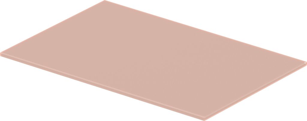 Duravit DuraSquare Glaseinleger 77x38cm, für Metallkonsolen 003111/ 003112, 0099678600