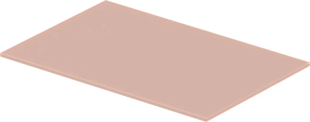 Tablette en verre pour console de lavabo Duravit DuraSquare 77cm