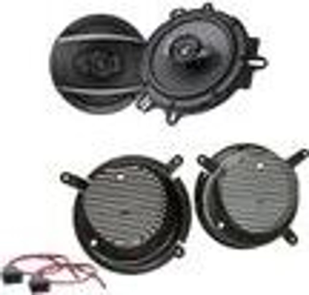 Pioneer TS-A1670F Lautsprecher Einbauset für Mercedes SLK R170 2 Wege vorne