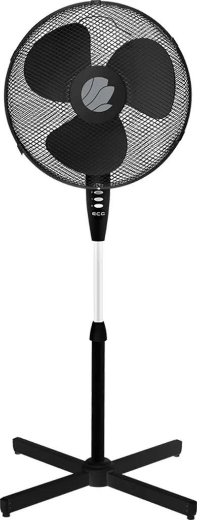 Ventilatore FS 40a Nero Silenzioso 50W | Design Moderno a Piedistallo
