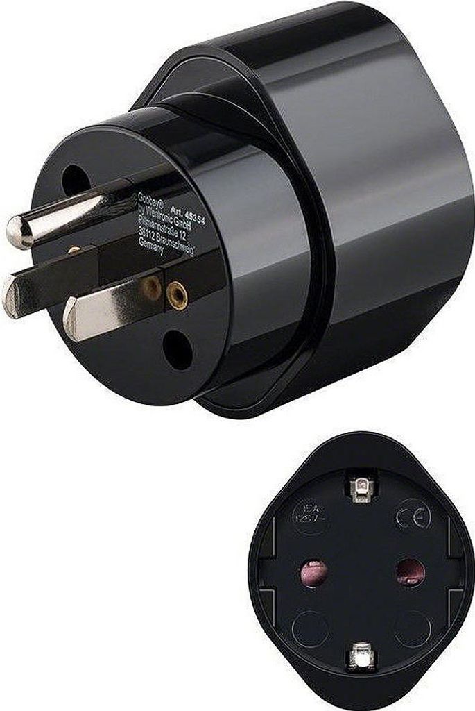 Goobay 45354, Typu B, Typu F, 250 V, 13 A, Czarny, 3250 W Zdjęcie produktu 