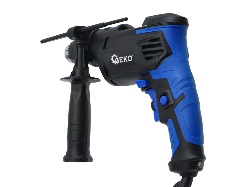 Perceuse à percussion 13mm 810W GEKO X-Comfort - Mandrin auto-serrant - 6