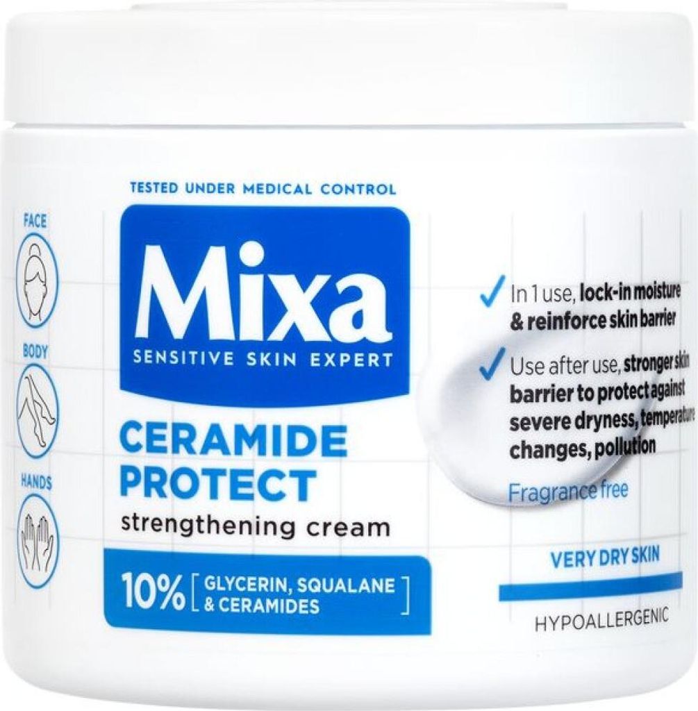 Stärkende Körperpflege für sehr trockene Haut Ceramide Protect (Stärkungscreme) 400 ml