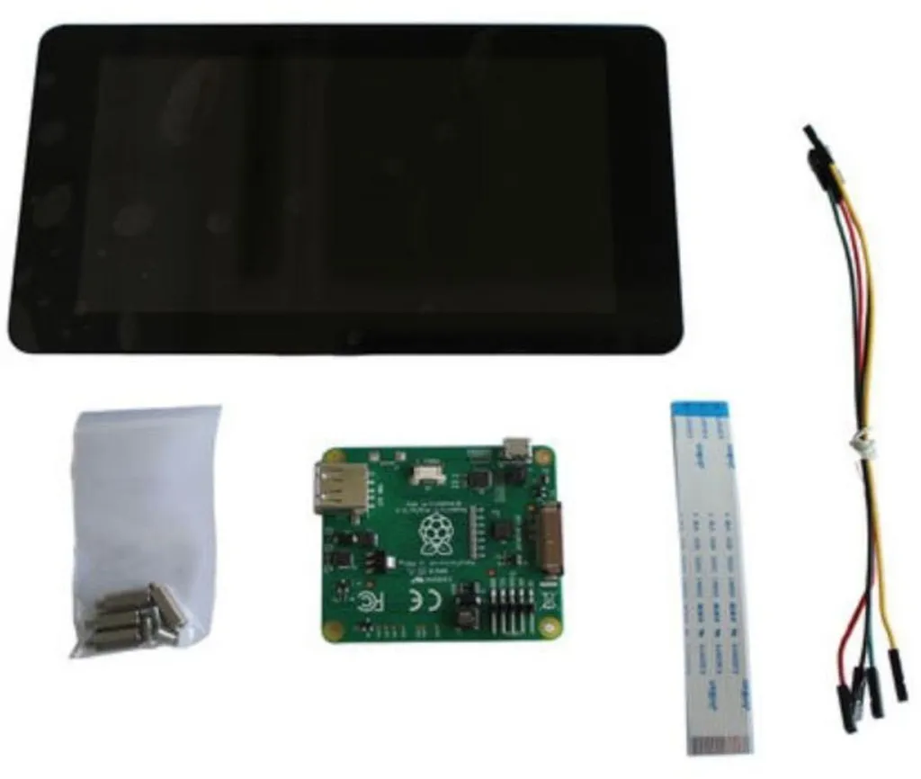 Écran Raspberry Pi 7 pouces pour domotique et tableau de bord interactif
