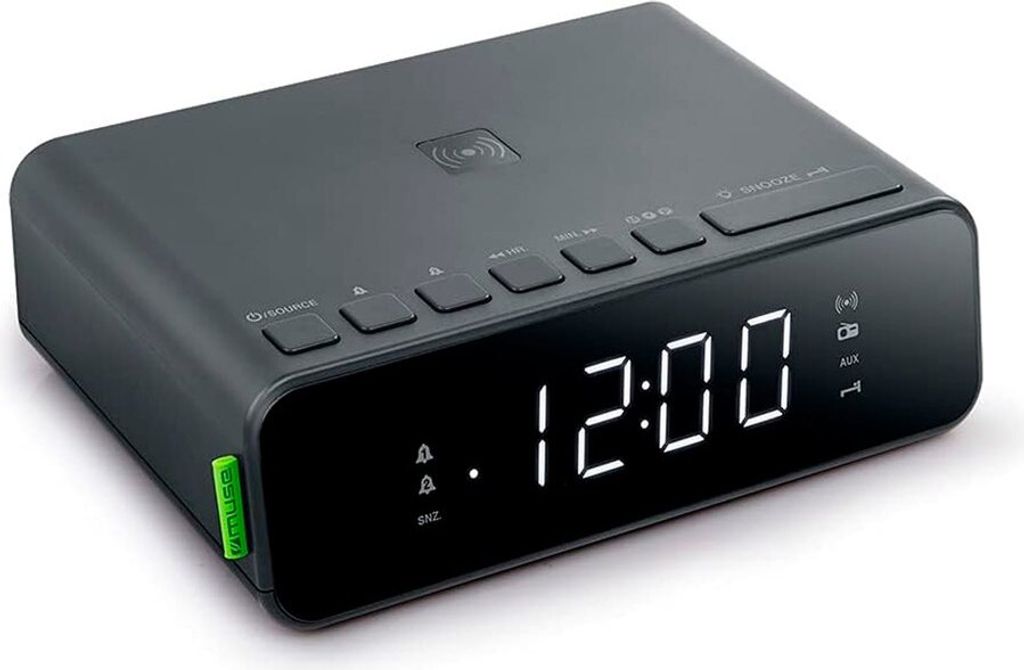 Muse M-175 WI radio Clock Black Image du produit 