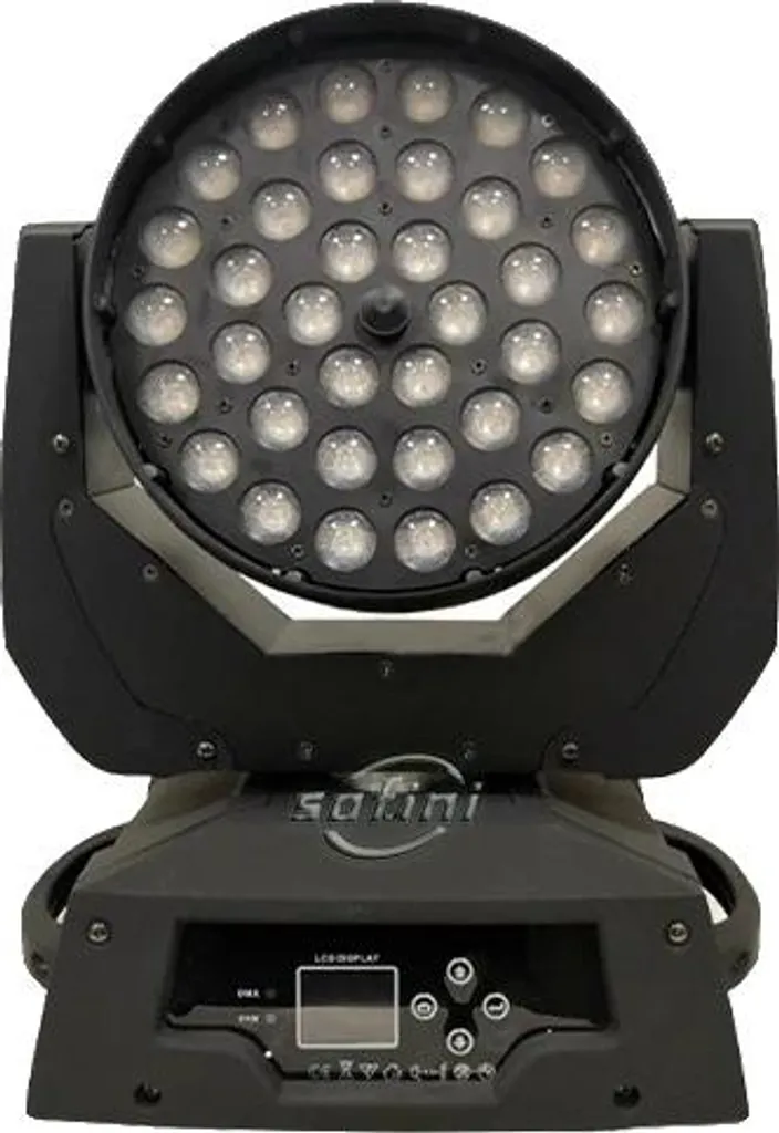 Projecteur de scène type Lyre LED 6 en 1 RGBWAUV avec contrôle DMX512