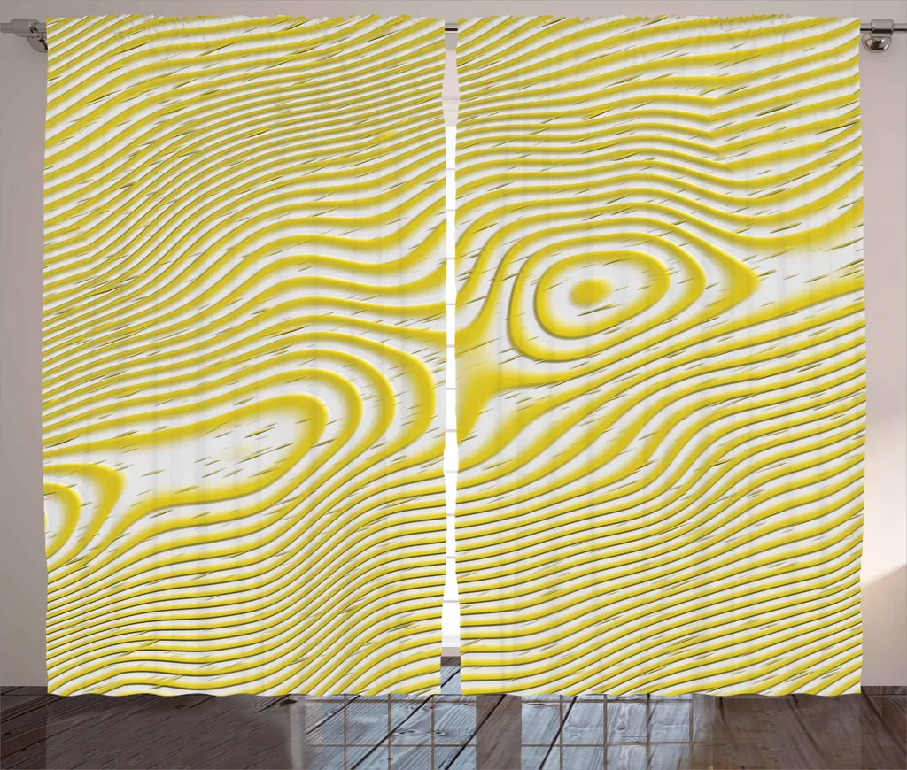 Rideau de Salon 280x225 cm pour Grande Fenêtre, Style Moderne et Lumineux