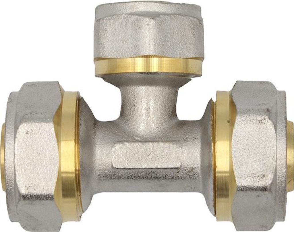 Klemmring Schraubfitting T-Stück 20x16x20 mm reduziert Verbundrohr