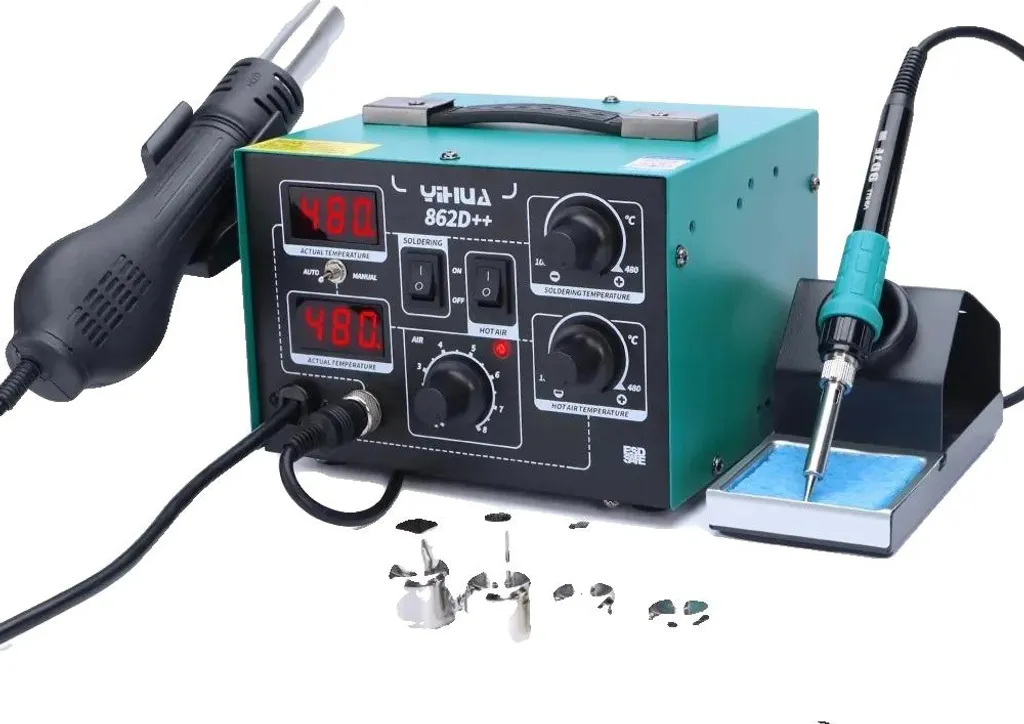 Réparer vos circuits sans dommages avec la station air chaud 750W