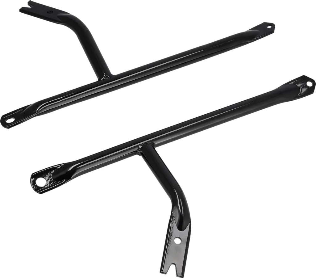 Kit supports repose-pieds Simson S51 S70 pour transport passager en noir