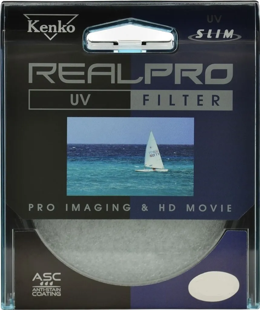 Filtre UV Kenko Realpro MC 62 mm pour éviter rayures et reflets sur objectif