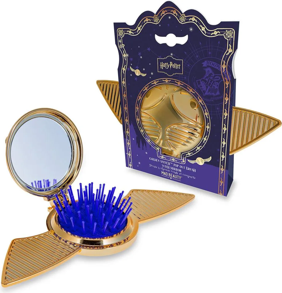 Brosse Harry Potter pneumatique avec miroir et picots de démêlage doux