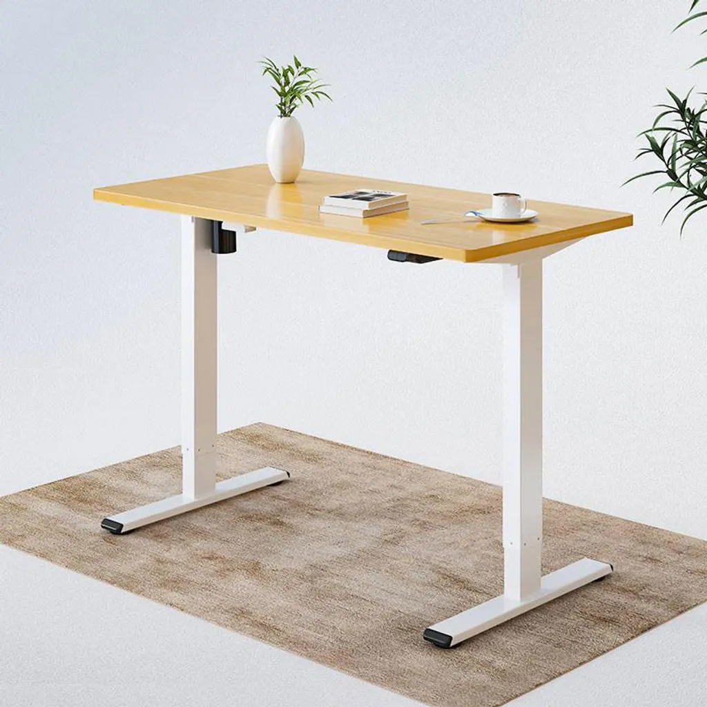 Structure de bureau motorisée blanche avec hauteur ajustable EG1W - 3