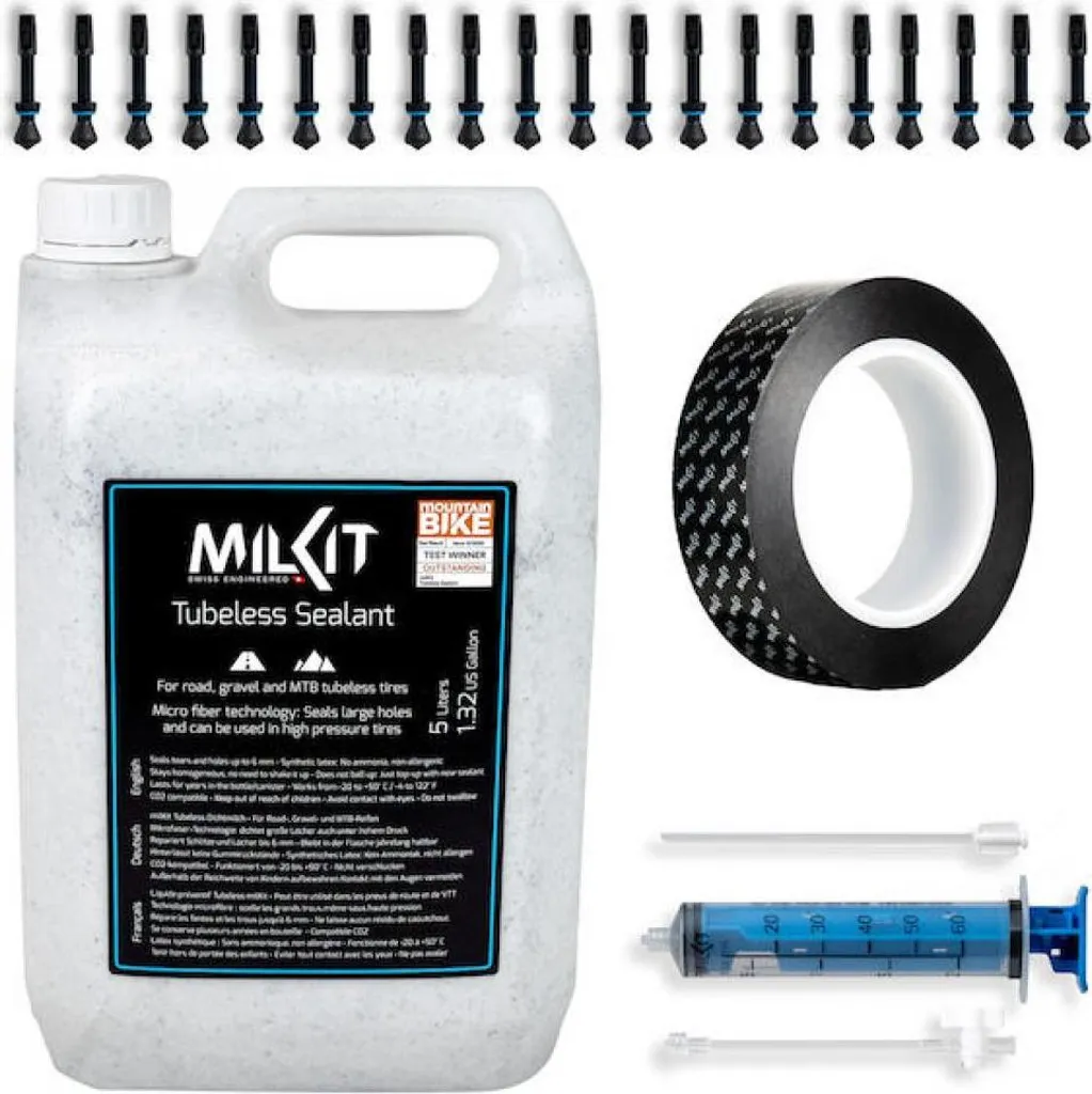 milKit Tubeless Werkstattbox 5L Solution Complète pour Ateliers Vélo