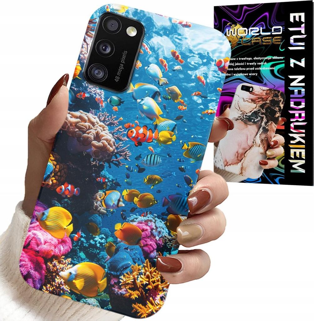 Fall Für Xiaomi Poco M3 - Riff Bunte Fische Unterwasser-Fischwelt