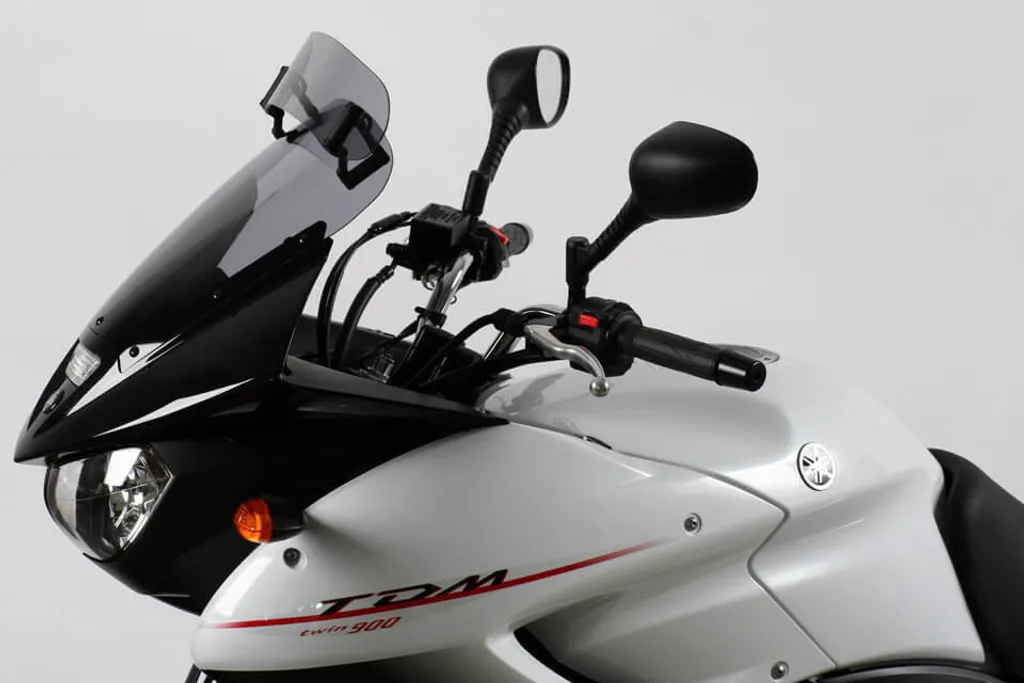 Bulle moto MRA VT fumée avec spoiler réglable pour Yamaha TDM 900 RN18