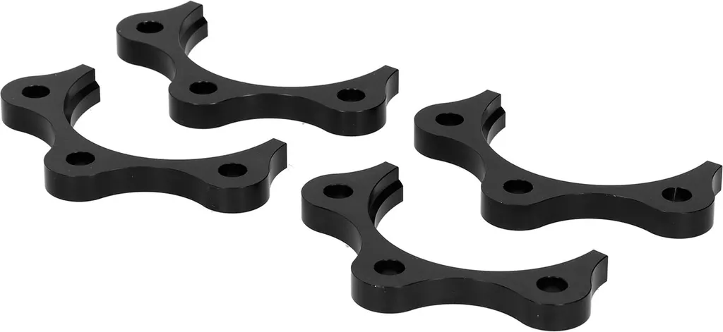 Entretoises d'essieu en alu 6061 T6 noir pour Honda S2000 2000-2009