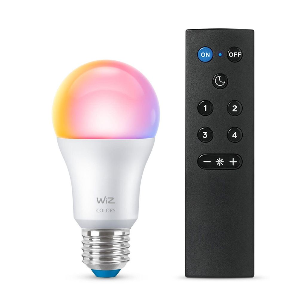 WiZ E27 LED Lampe, dimmbar, 60W, RGB, smarte Steuerung