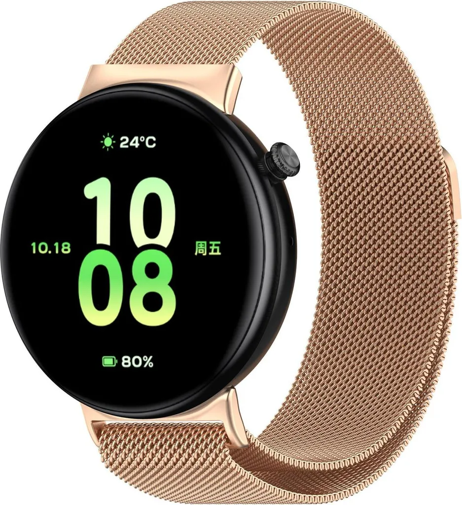 Regalo Honor Watch Fit Cinturino Metallo Oro Rosa Magnetico Elegante