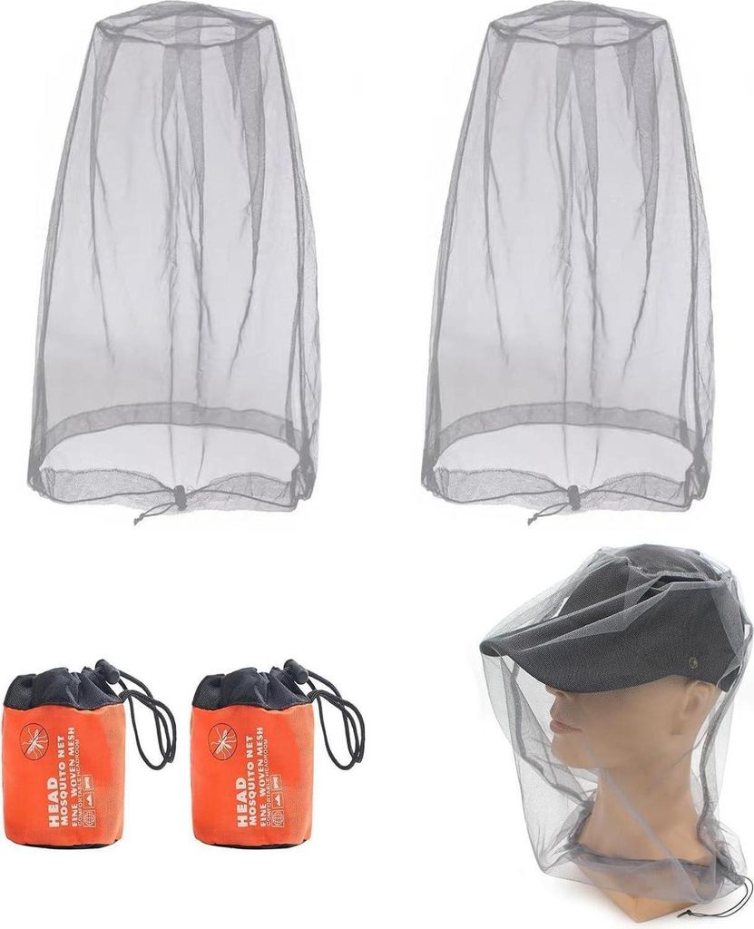 Moskitonetz Kopfnetz mit Tragetasche für Outdoor Produktbild 