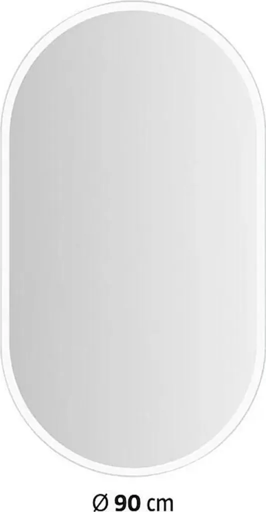 Miroir rectangulaire Silver Supreme 50 x 90 cm avec source lumineuse