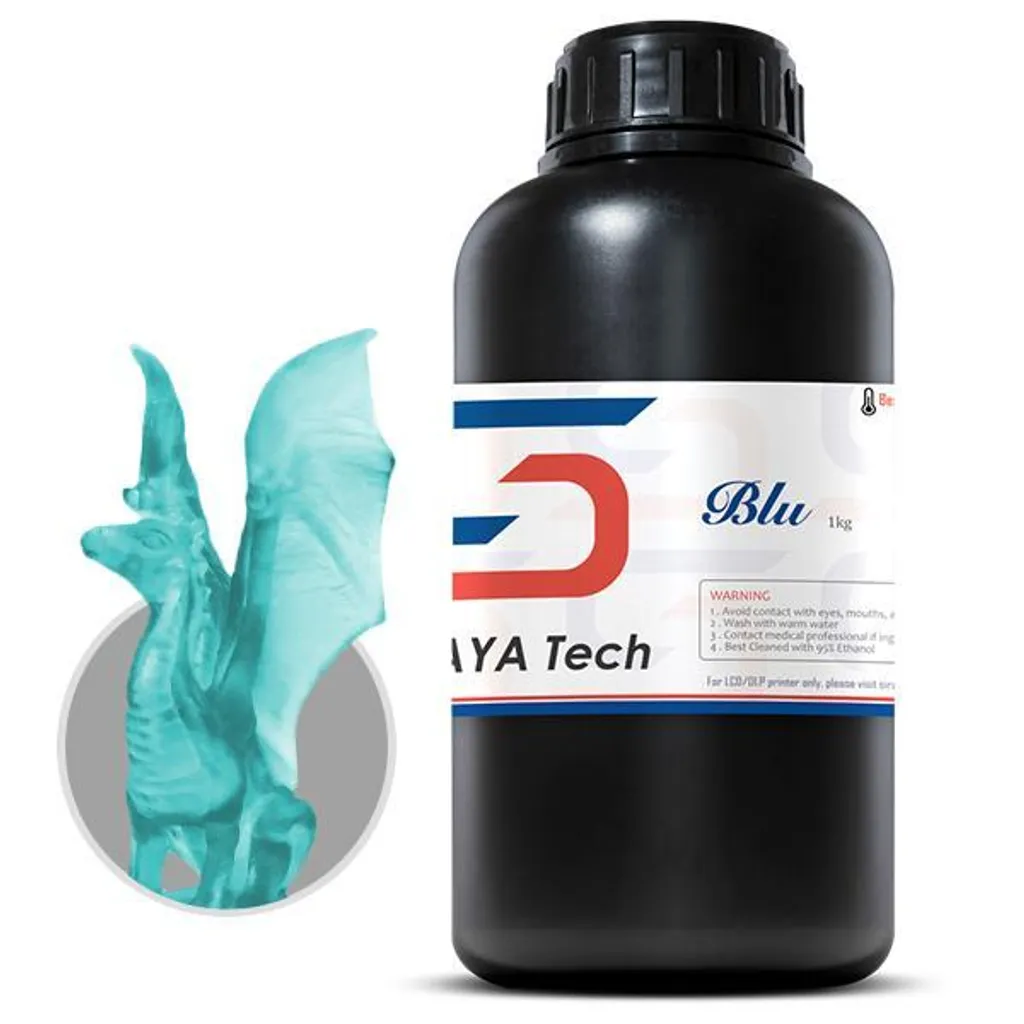 Résine d'ingénierie Siraya Tech Blu 1 kg émeraude pour prototypes 3D