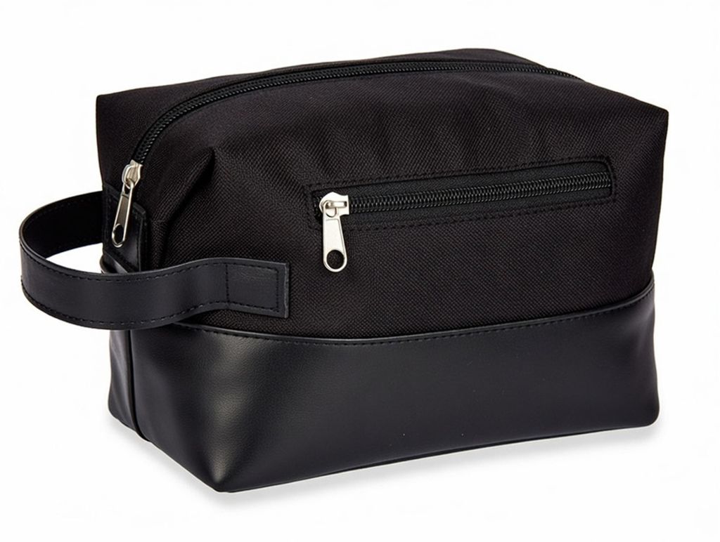 KULTURBEUTEL zum Aufhängen 25cm Kulturtasche Kosmetiktasche Reisetasche Toilettenorganizer Reise Tasche 75 (Schwarz)