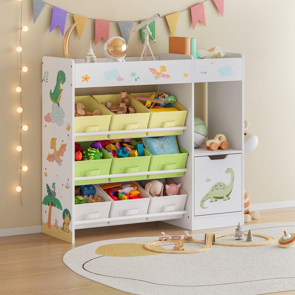 Kinderregal ‘Søndreland’ mit einer Schranktür und 9 Produktbild 