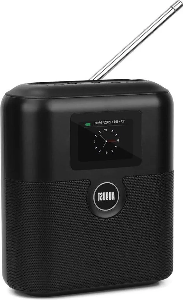 Radio DAB+ Bluetooth avec Double Alarme et 60 Présélections - Noir