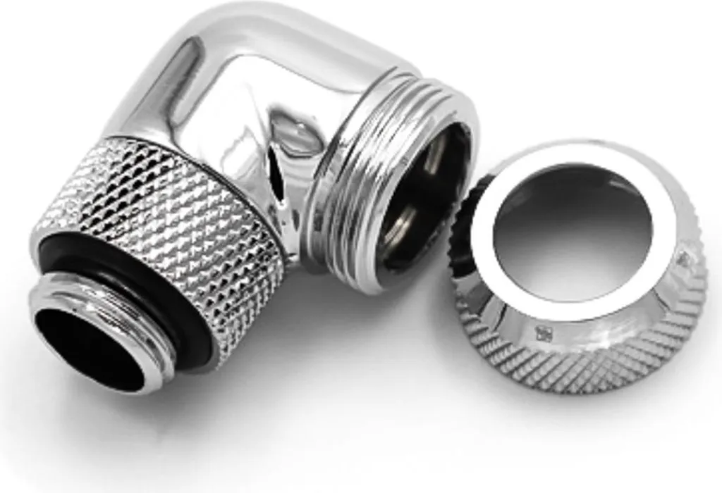 BARROW Fitting 90° Argento 12mm Metallo TWT90KND-K12 - Tenuta Stagna Sicura