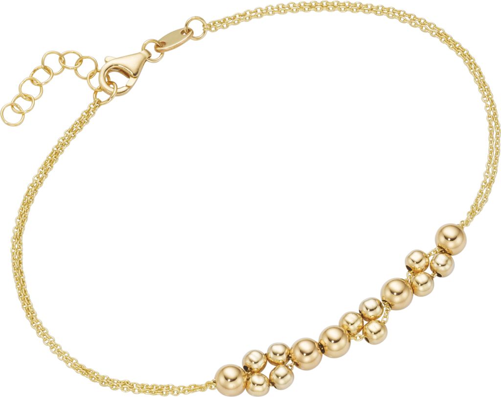 Karat Armband Damen Bewegliche Kugeln 375 Gelbgold 92029140200