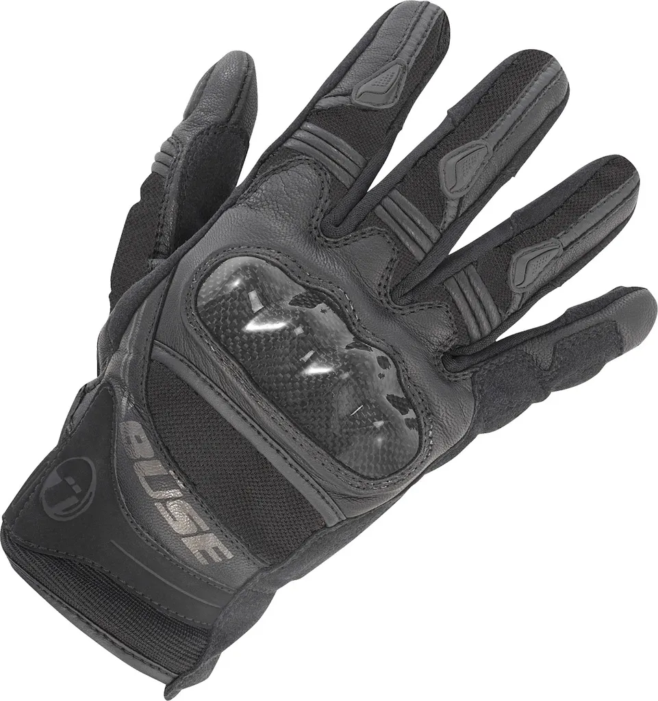 Gants de moto pour route et ville Büse Safe Ride Noir Taille 10 Homme