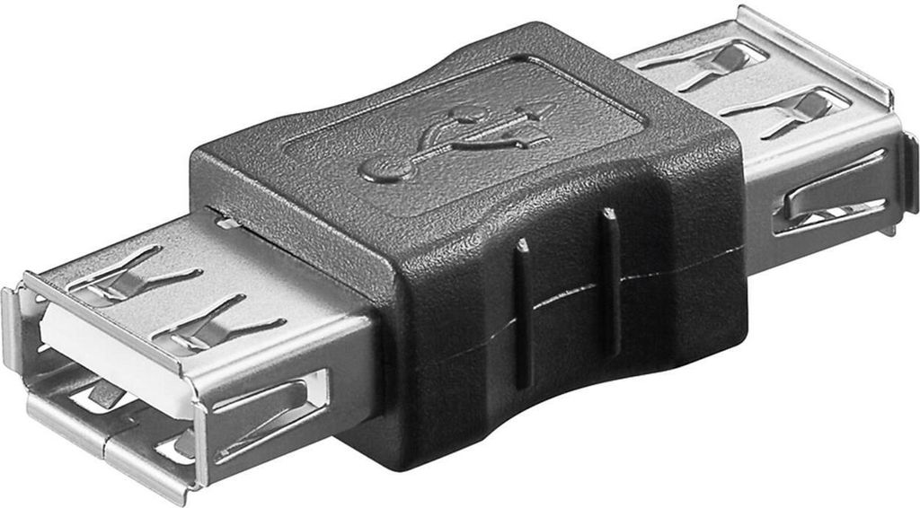 Microconnect USBAFAF, USB A, USB A, Czarny Zdjęcie produktu 