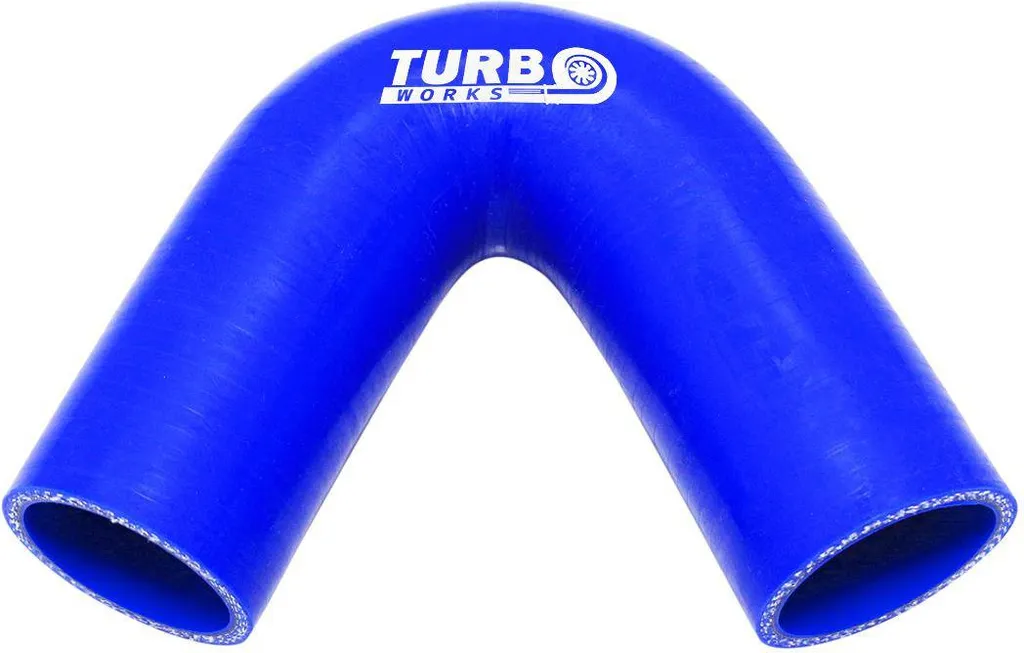 Coude 135° Silicone 45mm TurboWorks - Fini les Fuites d'Air Bleu