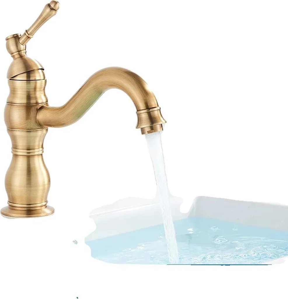 Rubinetto Bagno Vintage Ottone Antico - L'Eleganza del Passato a Muro