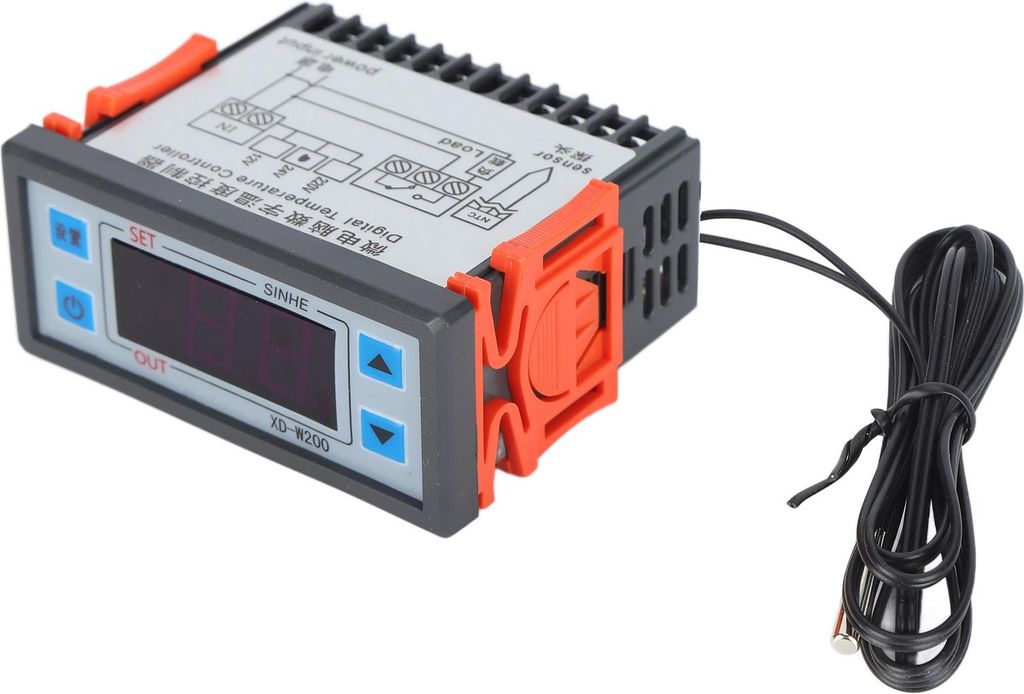 Digitaler Temperaturregler Intelligenter Heiz- und Kühlregler für Heimbrauanlagen XDW200 (24 V)