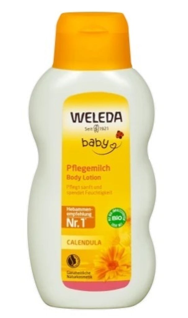Weleda Lait corporel au Calendula, Milch, Wirkt beruhigend, Produktbild 