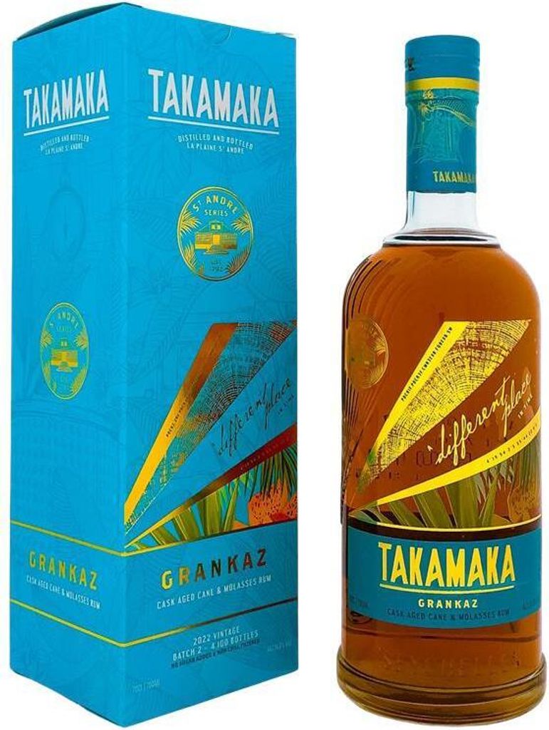 Takamaka Grankaz Rum 700ml + Box 51,6% Vol. Produktbild 