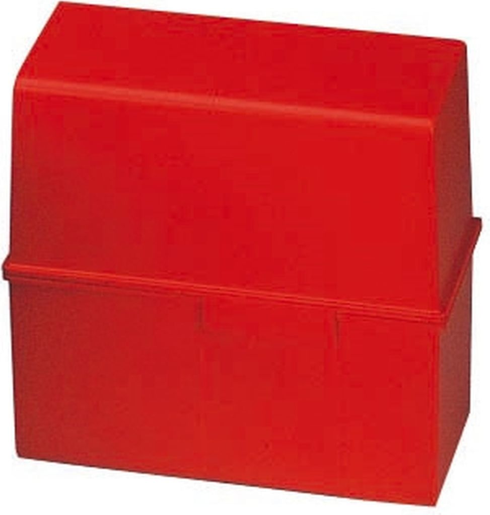 HAN 975-17D 3x Karteibox DIN A5 quer, rot