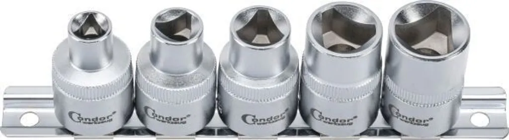 Condor Werkzeug 4777 Jeu de clés à douilles 1/4 avec cliquet réversible