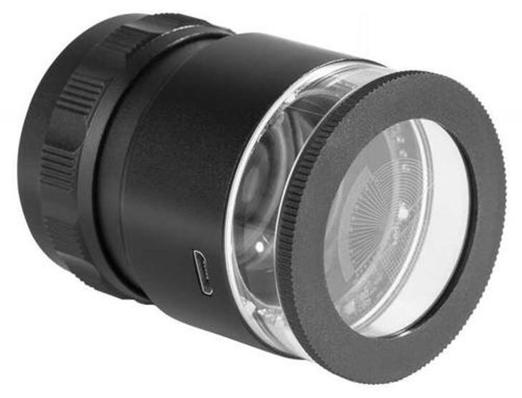 Elektrische sieradenloep mit 10-facher Vergrößerung, LED-Beleuchtung und verstellbarer LED-Skala, geeignet für Edelsteine, Münzen, Uhren, Brief...
