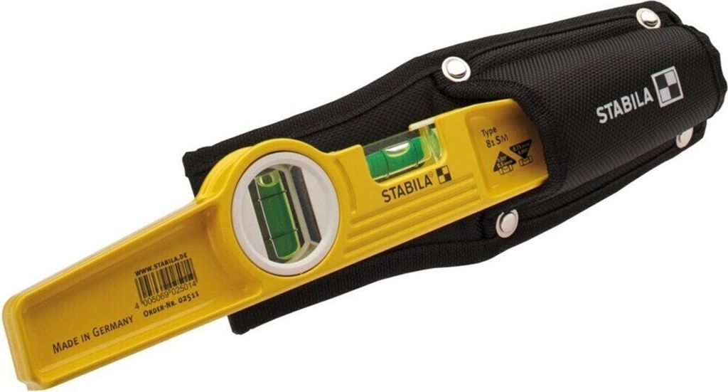 Stabila Wasserwaage Magnet 81SM gelb 25cm - 2511 Produktbild 