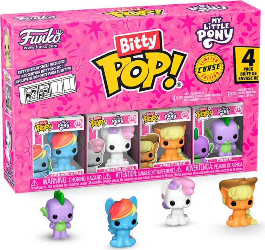My Little Pony Bitty POP! vinylové figurky 4-pack Rainbow Obrázek produktu 