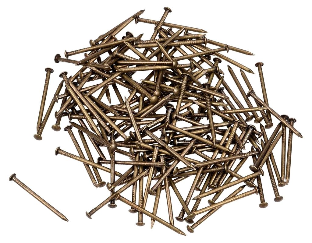 150 Stück kleine messingnägel 1,2x20mm für DIY. Zubehör für Holzarbeiten.