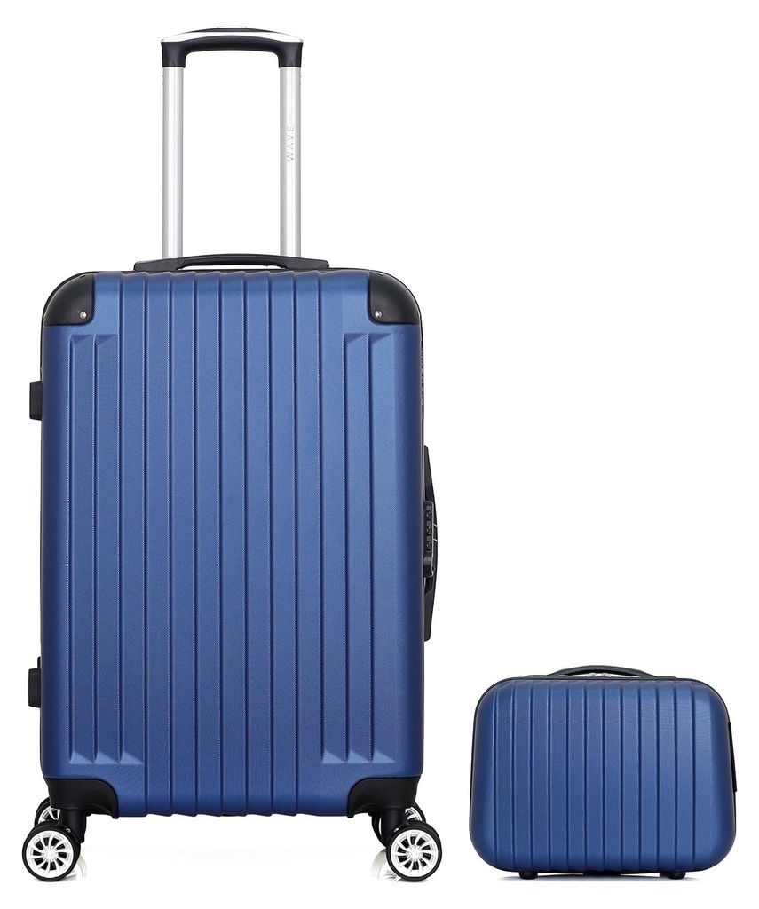 WAVE PARIS – 2er-Set – Wochenendkoffer und Kosmetikkoffer TAGE