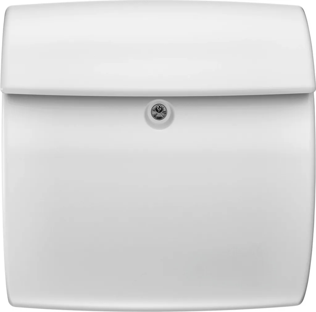 Boîte aux lettres murale Kiel 12800 blanche en plastique résistant