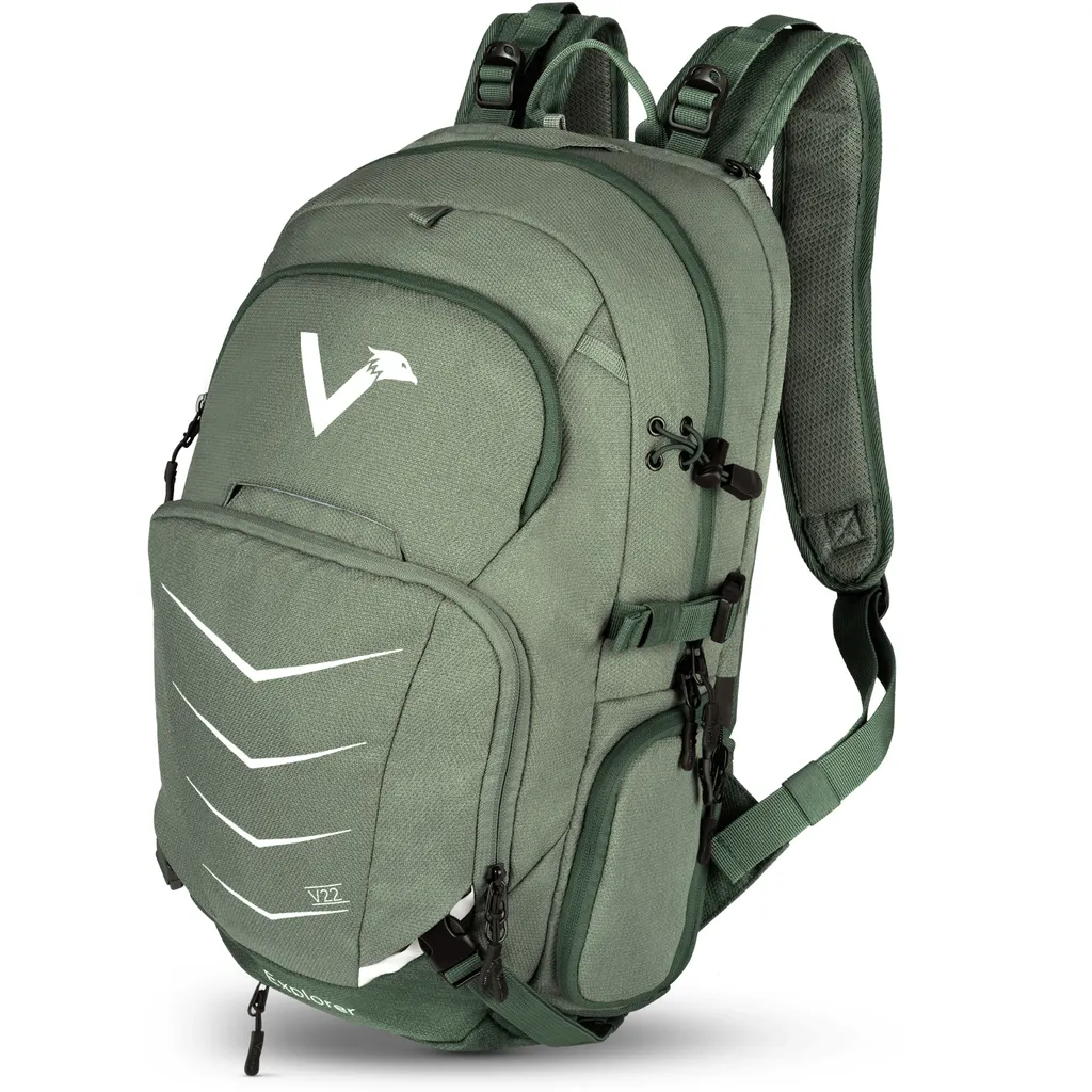 Sac à dos de randonnée polyvalent Valkental Explorer V22 Vert