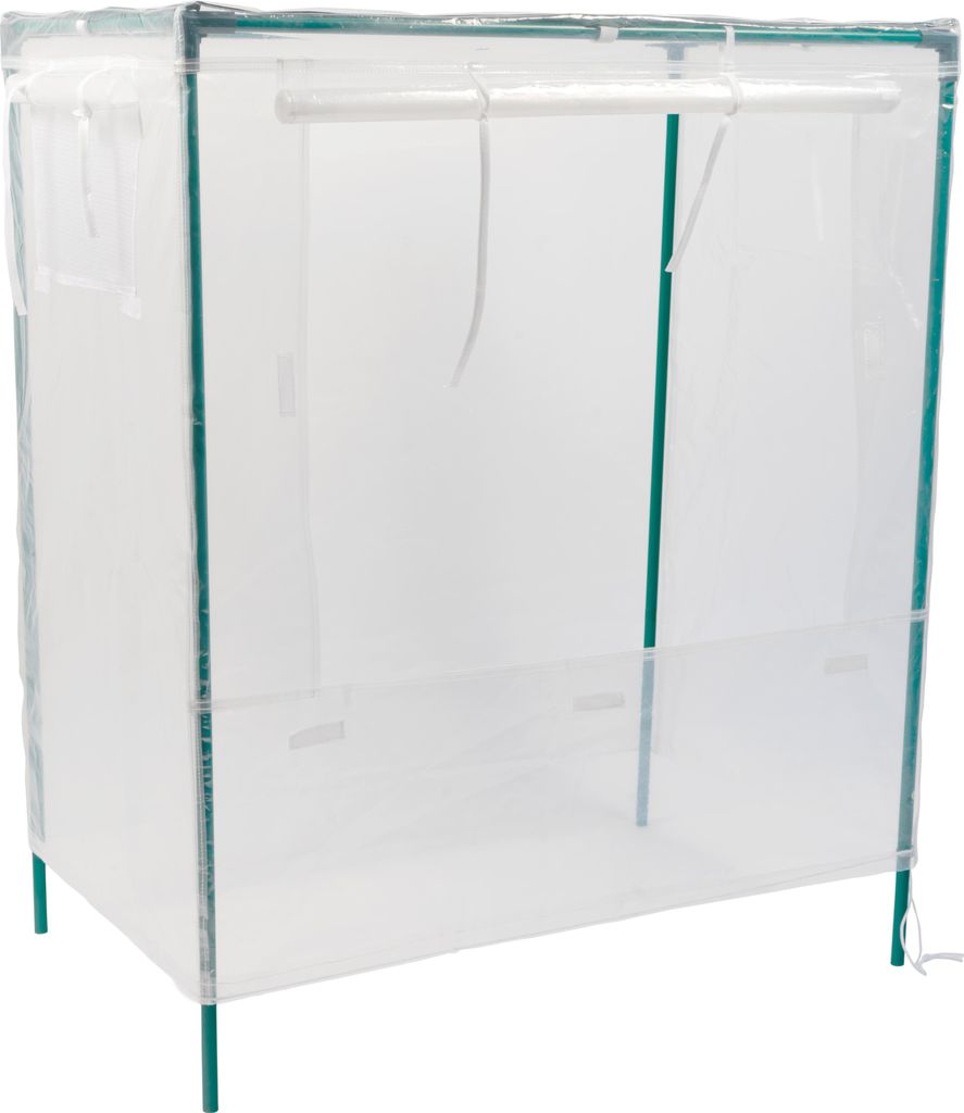 Vitavia Hochbeetabdeckung "Eckig S" transparent S / 88 x 55 x 95 cm