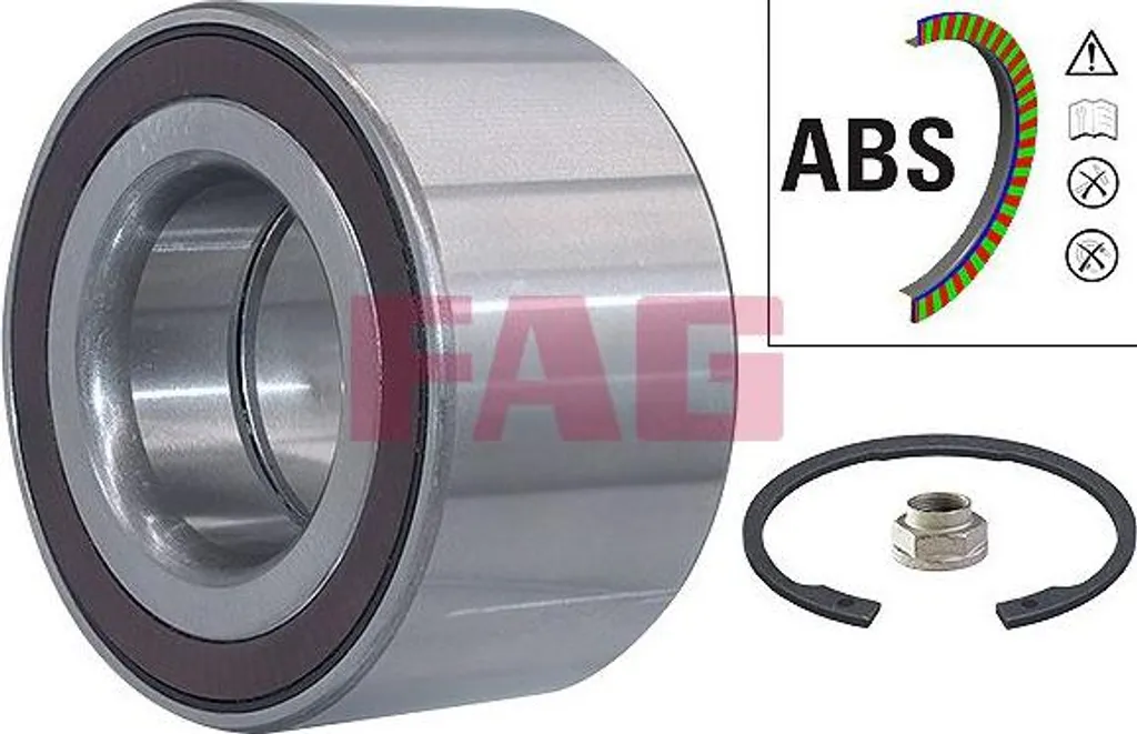 Kit Roulement de Roue FAG 713 6179 30 pour Honda City Jazz Insight